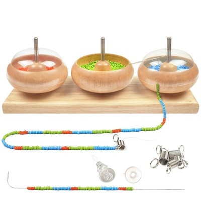 Rotation Beading Bowl Waist Bead Spinner for DIY Beading Jewelry Making