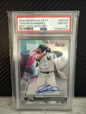 2020 Bowman's Best - Best of 2020 Autographs Jasson Dominguez #B20-JD Refractor