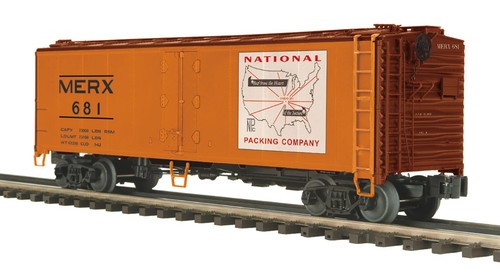 MTH 20-94579 EMBALAJE NACIONAL 40' ACERO FRIGORÍFICO O GA 3 RIELES RD #681 | Zustand: New