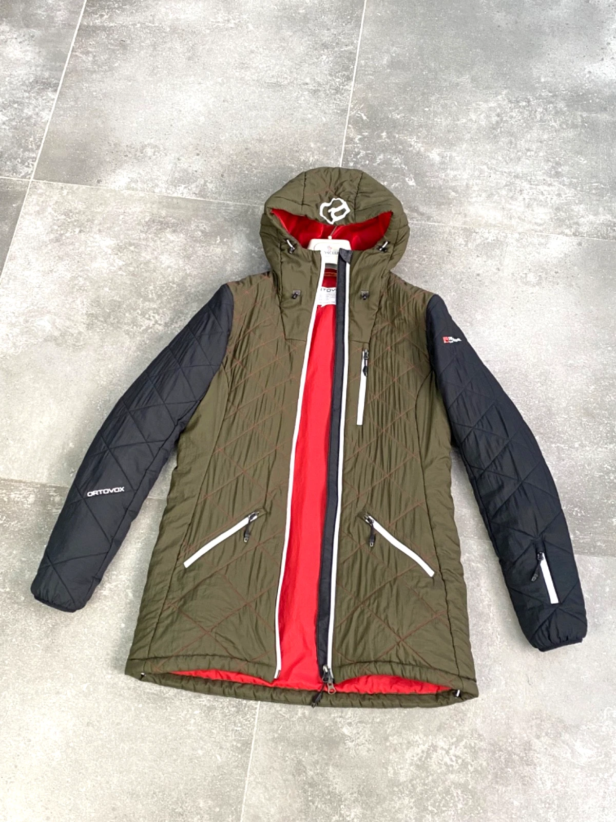 Womens ORTOVOX Swiss MERINO WOOL Outdoor Ski Padded Jacket Coat SZ M UK 10 - 12