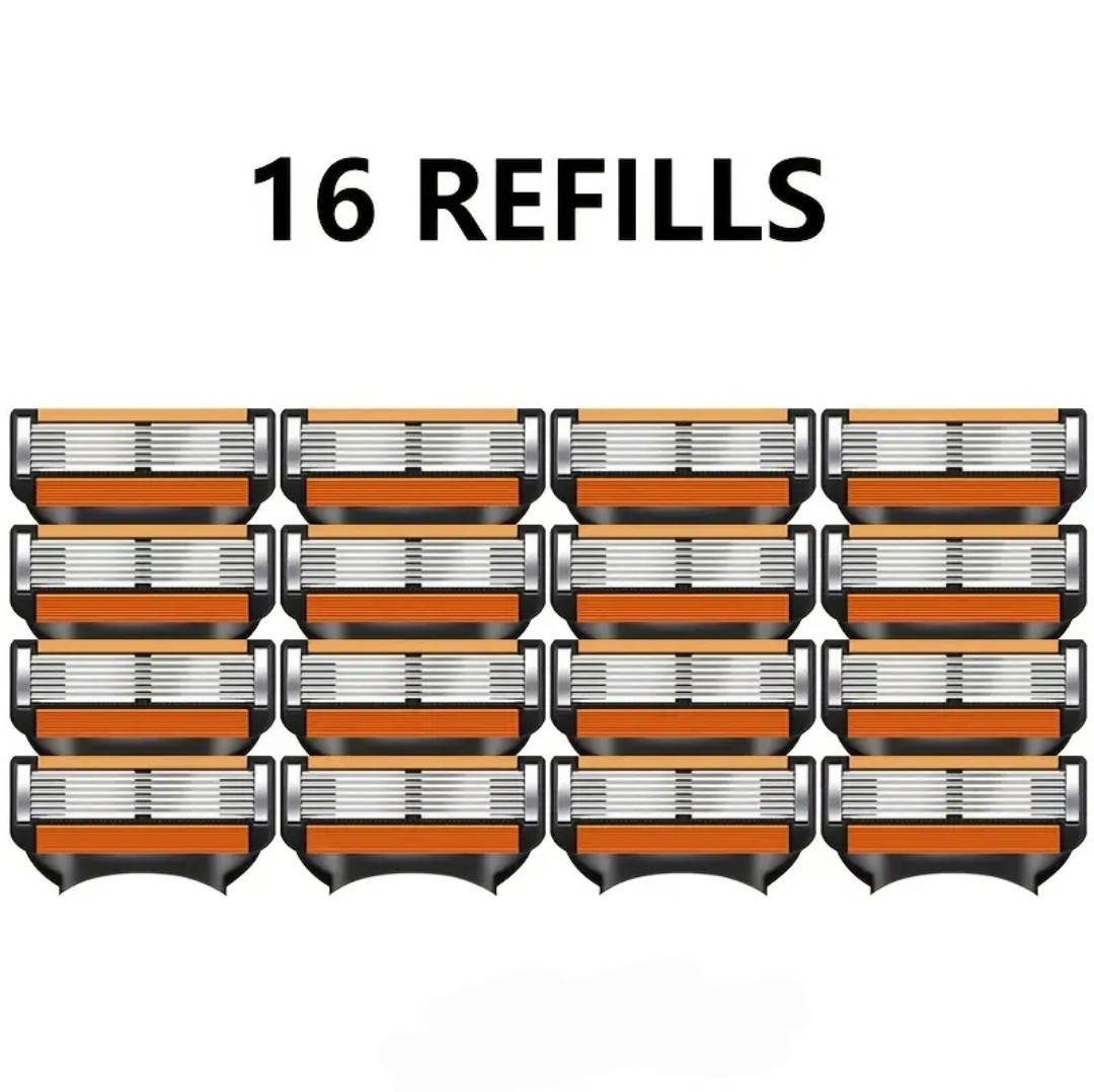New Replacement Razor Blades, 6 Layers 16 Count, Compatible 