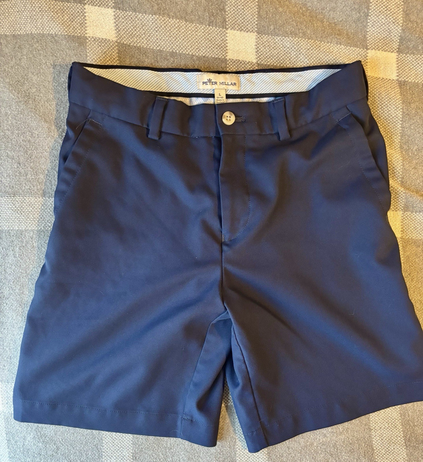 Peter Millar Boys Shorts Navy Blue Size L