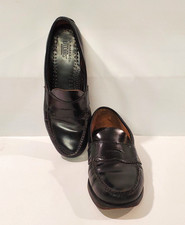 GH Bass  Co Weejuns Mens Size 8 Dark Brown Leather Penny Loafers USA