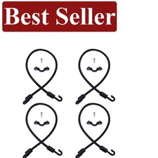 Complete Deck Mount Fishing Rod Holder Kit - 4 Heavy-Duty Straps Included