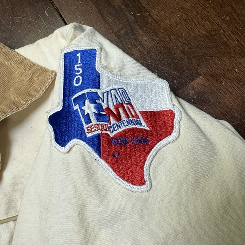 Schaefer Outfitter Med Duster Western Coat USA Ranch Texas Sesquicentennial Read - Picture 4 of 10