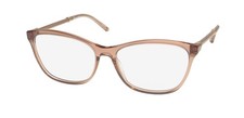 NEW ESCADA VESD60 EYEGLASS FRAME PLASTIC FULL-RIM WOMENS CAT EYE 54-15-135 BROWN