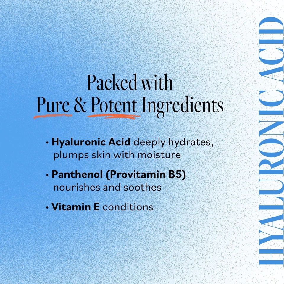 Derma E увлажняющее очищающее средство 6 жидких унций - мягкое умывание лица с гиалуроновой кислотой - Изображение 4 из 4