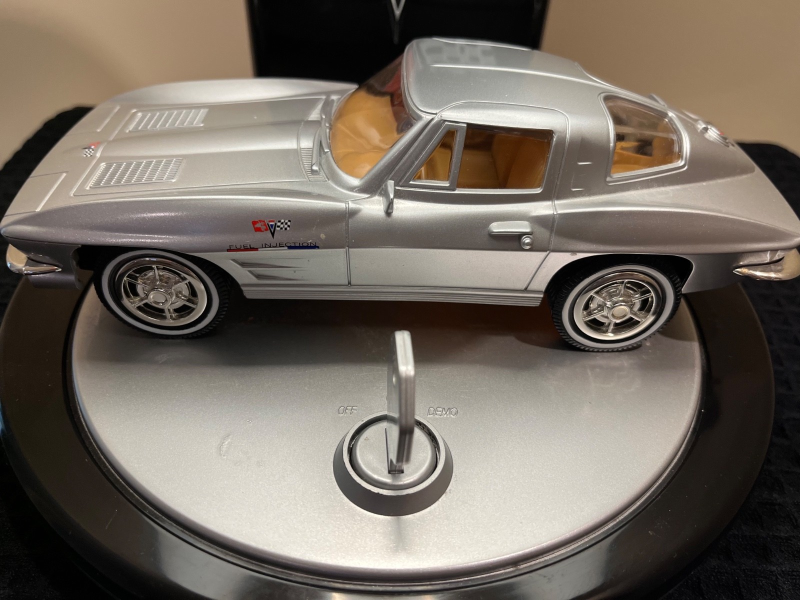 1963 Corvette Stingray Desk Table Lamp Working Light & Sound