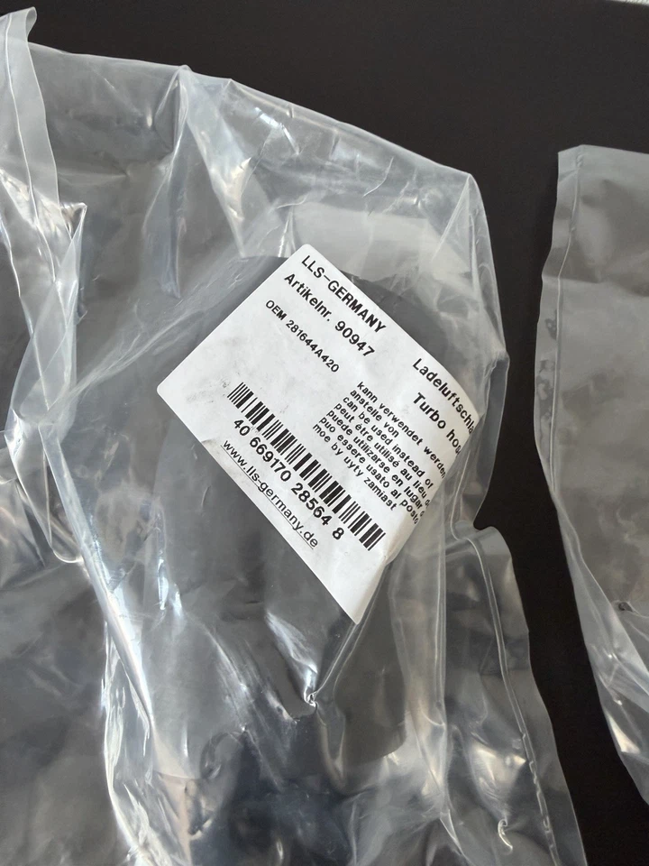 Kia Sorento CRDI 170ps 2.5 Diesel Turbo Schläuche Modell JC 2002-2009 Ladeluft - Bild 4 von 4