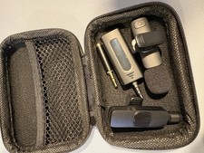 Wireless Lavalier Microphone System 3.5 mm TRS Black with Carrying Case