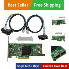 SAS HBA Card Compatible with -8i IT Mode PCIe SATA Expansion Card, 8-Port 6Gb...