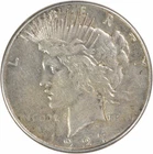 1927-S Peace Silver Dollar EF Uncertified #1038