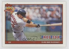 1991 Topps Tom Brunansky #675 0f3j