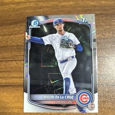Bowman 2025 Chrome 1st Wilfri De La Cruz Refractor Chicago Cubs #BCP-209