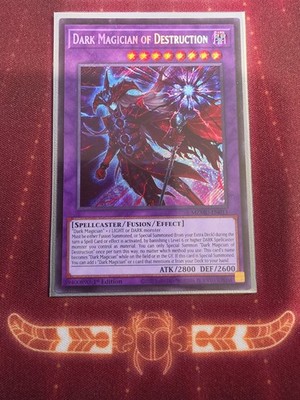 Yugioh! Dark Magician of Destruction Maze of the Muertos MZMU-EN011 Secret Rare