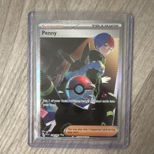 Penny 239/091 SV: Paldean Fates Illustration Rare Holo Trainer Pokémon TCG on eBay