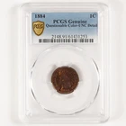 1884 Indian Head Cent 1c IHC UNC Details *Questionable Color PCGS 31474