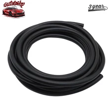 3/8" 25FT Black Fuel Hose Line Push Lock NBR Rubber SAE 30R7 300PSI