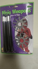 RUBIES NINJA WEAPONS NUNCHUCKS NINJA STARS COSTUME ACCESSORY TMNT. V4059