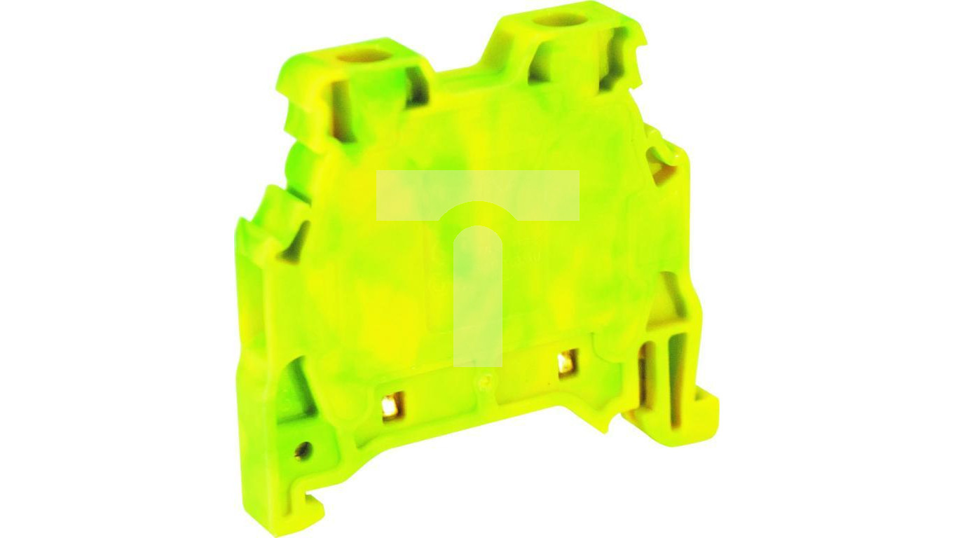 Screw connector protection rail yellow-green MTK 6mm² T0-1010541 /T2UK