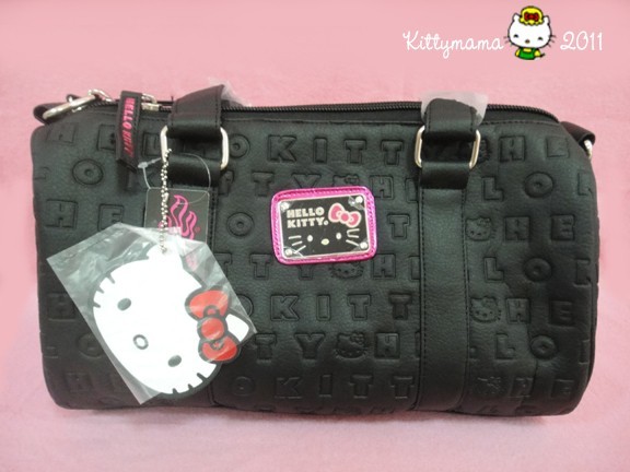 Black Loungefly x Hello Kitty Embossed Handbag