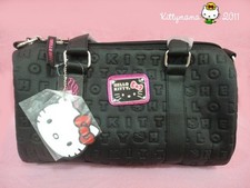 Black Loungefly x Hello Kitty Embossed Handba...