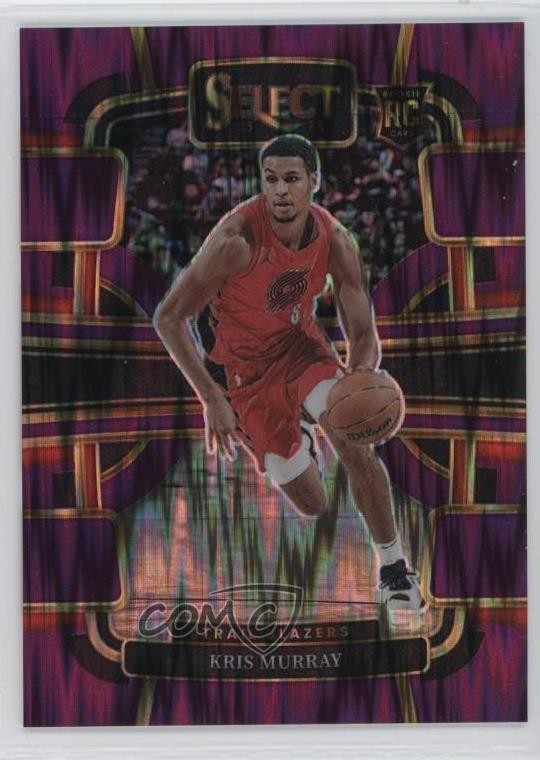 2023-24 Panini Select Concourse Purple Flash Prizm 149/175 Kris Murray #91 12ri