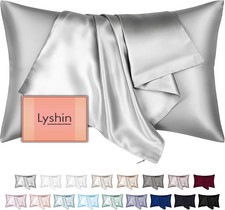 Mulberry Silk Pillow Cases Standard Size with Hidden Zipper, Ultra Smooth and So