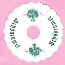 Pilsdeckchen Tropfdeckchen Schönramer  / Oberbayern 1x