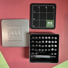 Making Memories Stamping Metal Die Tap Set 36 Alphabet  Numbers BRAND NEW