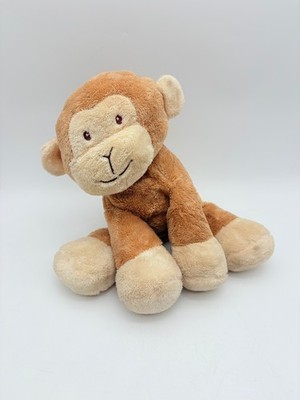 Hug Fun Monkey Plush Baby Brown Chimp Stuffed Toy Floppy 12''