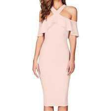 Nookie Hermosa Midi Dress- Blush Size S