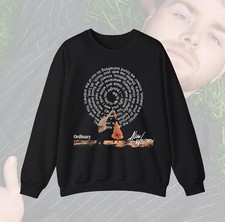 Alex Warren Ordinary Tour 2025 Unisex Black Sweatshirt S-5XL