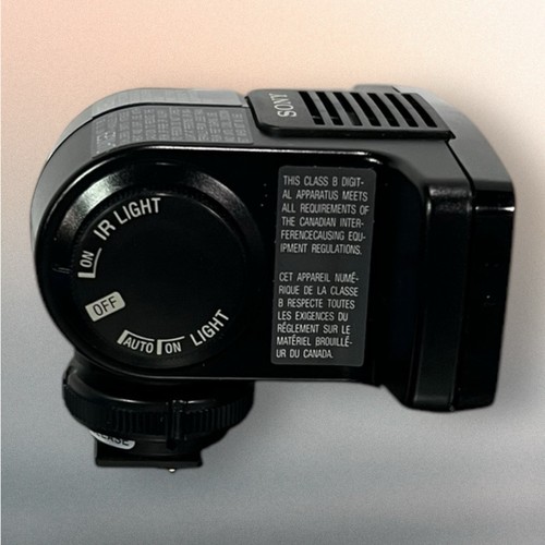 Handycam vintage Sony HVL-IRH video luce IR funzionante. Testato - Foto 3 di 7