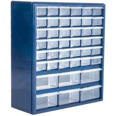 42 Compartment Plastic Storage Drawers Organizer