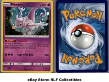 2017 Pokemon, Sun & Moon Promos, #SM77 Mewtwo, Holo Black Star Promo