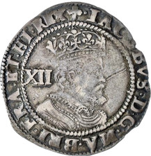 1619 - 1625 JAMES I Shilling S.2669 VF Scarce