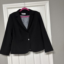 Calvin Klein Blazer Size 18/20 Tag Missing New With Tags Silver Button Plus Size