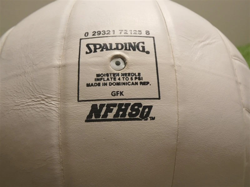 Spalding TF-VB5 Torneo Cuero Blanco Voleibol NFHS Talla Oficial Nuevo Foto 3 de 3
