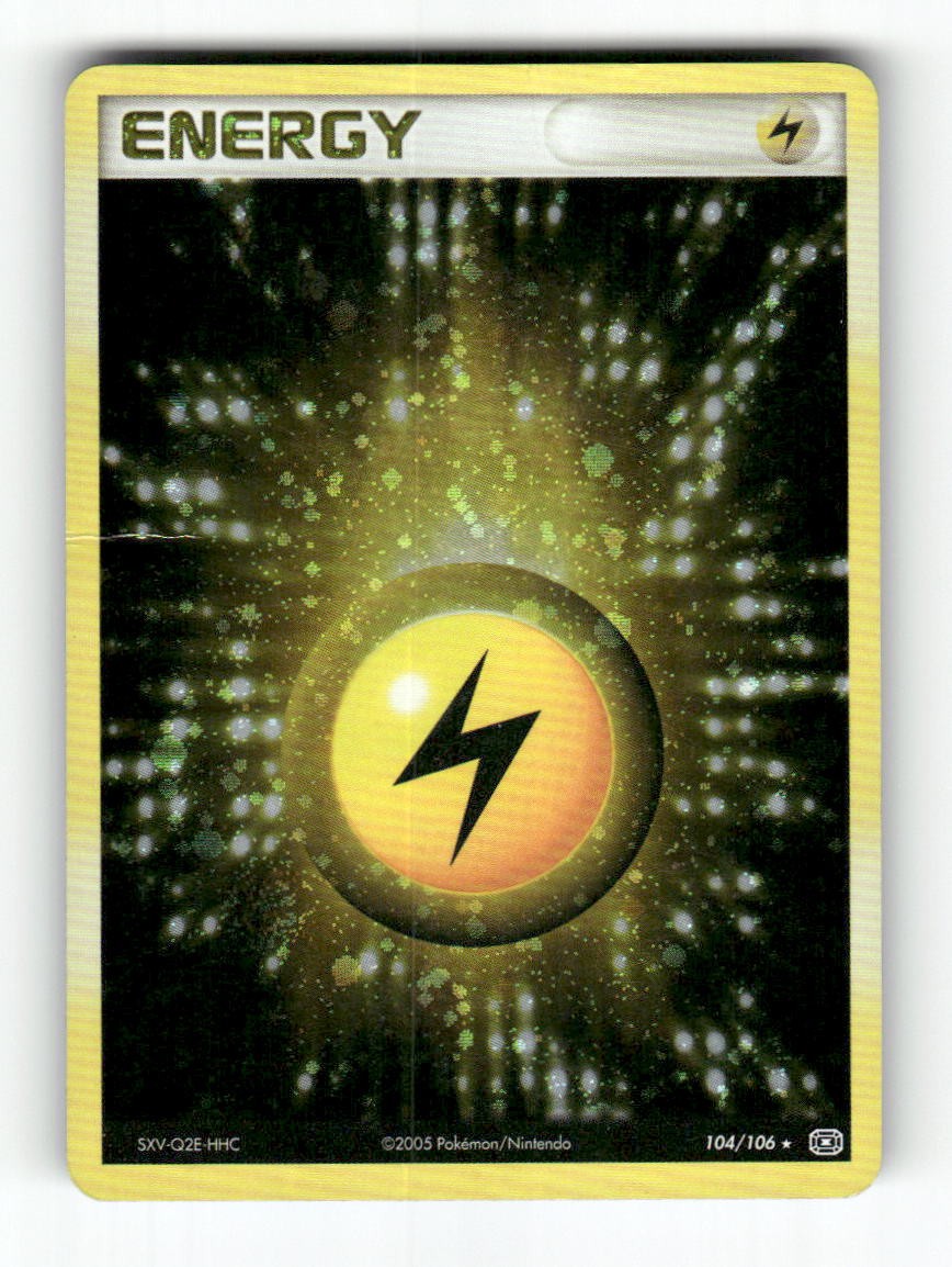 Lightning Energy - 104/106 - Emerald - Pokemon - Rare - Holo MP