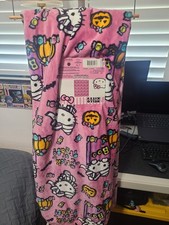 HELLO KITTY CLOUD THROW HALLOWEEN 60in x 70in BOW PUMPKIN PURPLE NWT 2025 SANRIO
