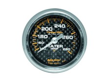 Autometer 4731 Carbon Fiber Water Temperature Gauge 2-116 140-280 F Mechanical Autometer 4731 Carbon Fiber Water Temperature Gauge 2-116 140-280 F Mechanical