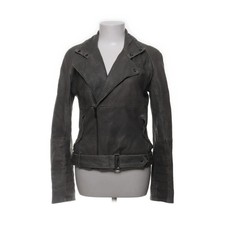 G-Star, Lederjacke, Damen, Größe: M, Grau, Baumwolle/Leder/Polyester #BvJ