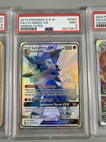Lycanroc-GX graded PSA 9 for sale on eBay