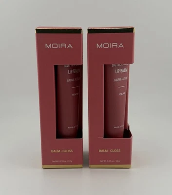 Bálsamo labial Moira Butter Bliss brillo pétalo pop tintado hidratante 10 g - Paquete de 2 - Imagen 1 de 4