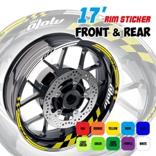 For Yamaha FZ09 MT-09 18-24 23 22 21 GP01 17 inch Wheel Rim Stickers Decal