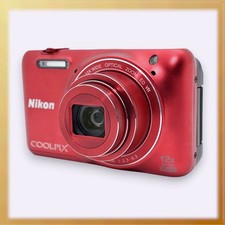 Nikon COOLPIX S6000 Compact Digital Camera Tested Working Seller Japan