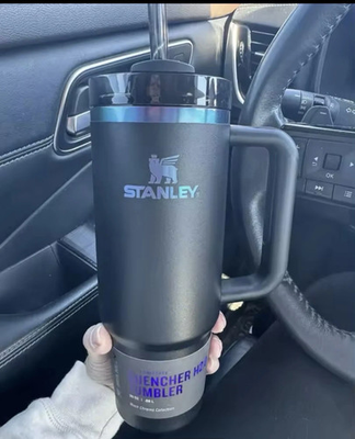 #ad Plating Black Stanley Quencher H2.0 Flow State™ Tumbler 40 OZ SEALED NEW $39.95