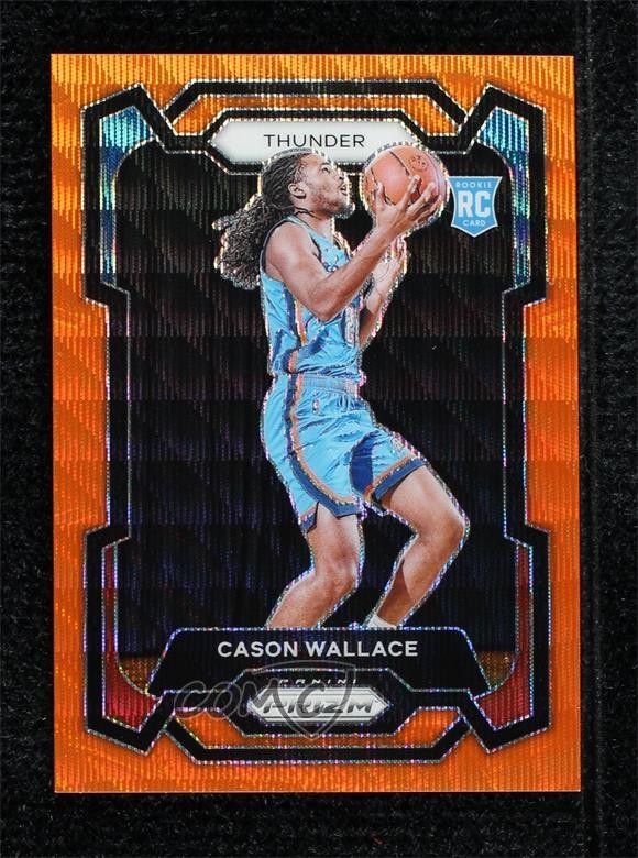 2023-24 Panini Prizm Orange Wave Prizm 14/60 Cason Wallace #139 19fe
