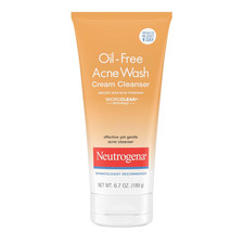 Oil-Free Acne Face Wash Cream Cleanser, 2 Salicylic Acid Acne Treatment, Daily